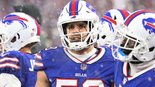 Matt Milano while playing for the Bills.